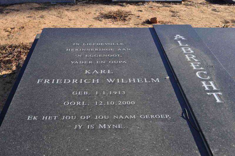 ALBRECHT Karl Friedrich Wilhelm 1913-2000