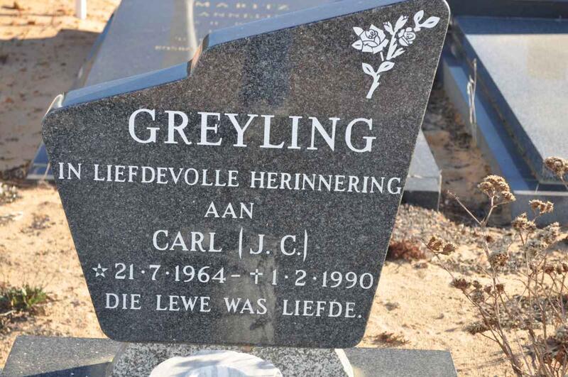 GREYLING J.C. 1964-1990