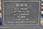 BERGH G.F. 1890-1970 & H.J.E. LAUBSCHER 1900-1999