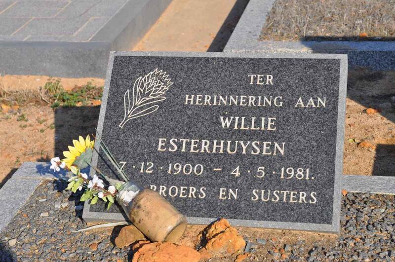 ESTERHUYSEN Willie 1900-1981