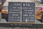 WYK Pieter, van 1917-1989 & S.J.S. 1922-2004