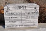 SMIT A.H.P. 1927-1997 & C.G. KLOPPERS 1927-