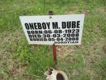 DUBE Oneboy M. 1923-2008