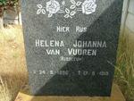 VUUREN Helena Johanna, van nee RISSEEUW 1896-1919