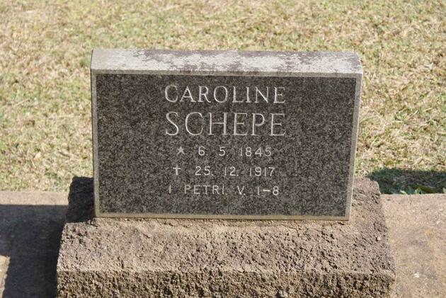 SCHEPE Caroline 1845-1917