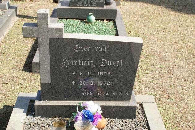 DUVEL Hartwig 1902-1972