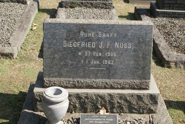 NUSS Siegfried J.F. 1906-1962