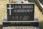 SURENDORFF Leon Daniel 1977-2007