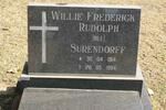 SURENDORFF Willie Frederick Rudolph 1914-1994