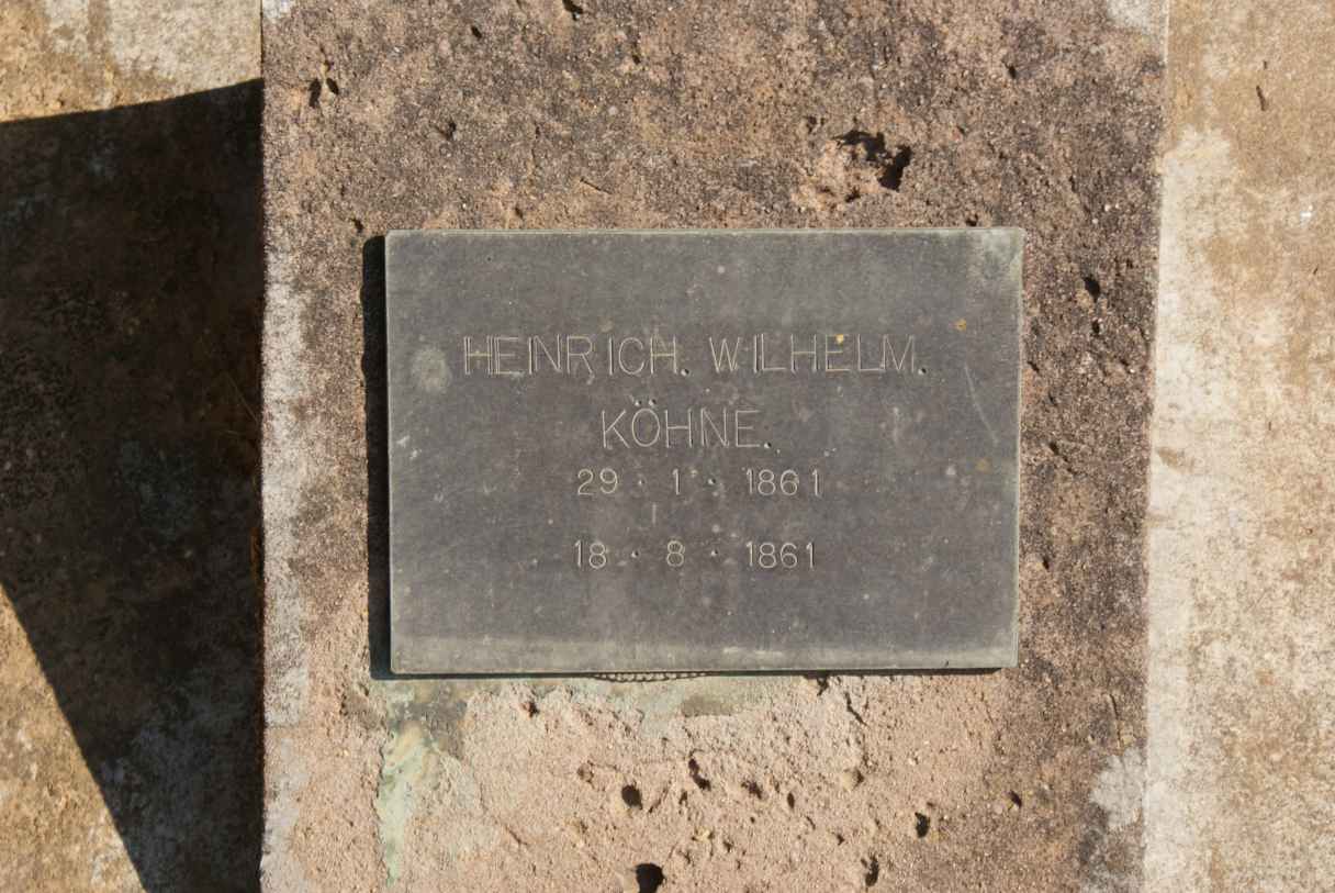 KOHNE Heinrich Wilhelm 1801-1861