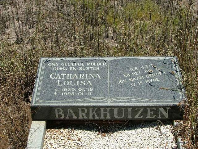 BARKHUIZEN Catharina Louisa 1930-1998
