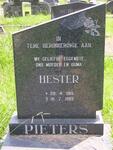 PIETERS Hester 1915-1989