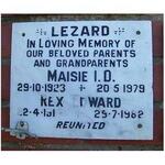 LEZARD Rex Edward 1914-1982 & Maisie I.D. 1923-1979