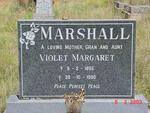 MARSHALL Violet Margaret 1895-1990