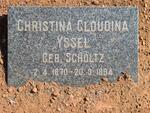 YSSEL Christina Gloudina nee SCHOLTZ 1870-1894
