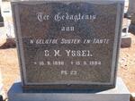 YSSEL G.M. 1896-1984