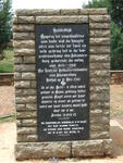 1. Memorial dedicated to those who died in the Johannesburg concentration camp