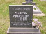 PRETORIUS Martin 1927-1999