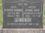 PIETERS Bernardus Hermanus 1887-1967 & Susanna Maria KRUGER 1893-1967