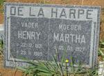HARPE Henry, de la 1921-1999 & Martha 1927-