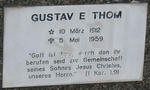 THOM Gustav E. 1912-1959