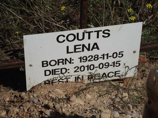 COUTTS Lena 1928-2010
