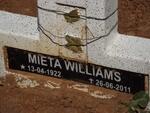 WILLIAMS Mieta 1922-2011