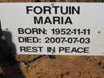 FORTUIN Maria 1952-2007