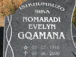 GQAMANA Nomaradi Evelyn 1918-2006