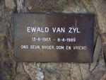 ZYL Ewald, van 1953-1989