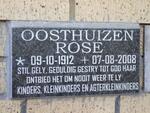OOSTHUIZEN Rose 1912-2008