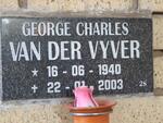 VYVER George Charles, van der 1940-2003