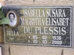 PLESSIS Isabella Susara Magritha Elisabet, du 1936-2008