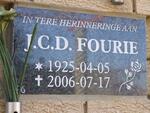 FOURIE J.C.D. 1925-2006