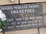 SWANEPOEL Hendrik Frederick Jacobus 1920-2006