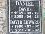 DAVID Daniel 1951-2008 :: DAVID Edward 1990-2011