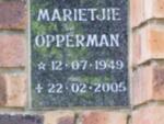 OPPERMAN Marietjie 1949-2005