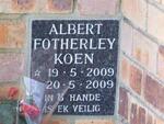 KOEN Albert Fotherley 2009-2009