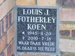 KOEN Louis J. Fotherley 1945-2010
