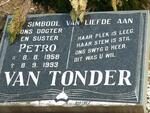 TONDER Petro, van 1958-1993