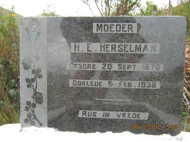 HERSELMAN H.E. 1876-1938