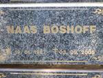 BOSHOFF Naas 1927-2005