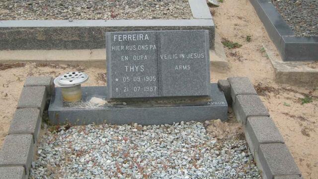 FERREIRA Thys 1905-1987