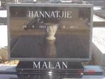 MALAN Hannatjie 1921-1977