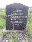 KRUGER Anna A.C. nee VENTER 1866-1933