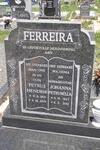 FERREIRA Petrus Hendrik 1921-2001 & Johanna Petrunella 1927-2012