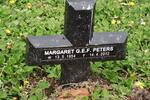 PETERS Margaret G.E.F. 1954-2012
