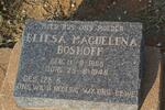 BOSHOFF Eliesa Magdelena 1865-1948