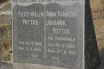 POTTAS Pieter Willem 1885-1966 & Anna Francina Johanna GROENEWALD 1895-1951
