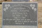 HOLTZHAUSEN Marie Johanna nee KOEN 1914-1963 